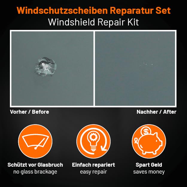 QUIXX 10210 Windshield Repair Kit Is the Cost-Effective fix for chips, cracks, bulls-eye, and star-shaped damage to windshields. Use on Your Automobile, Motorcycle, or Boat - Image 4