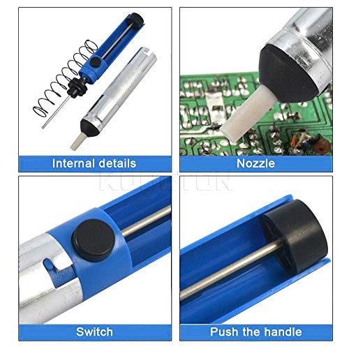 Inditrust Desoldering Pump, Solder Sucker Vacuum Removal Device Aluminum Solder Suction Cup (Pack of 1) - Image 4