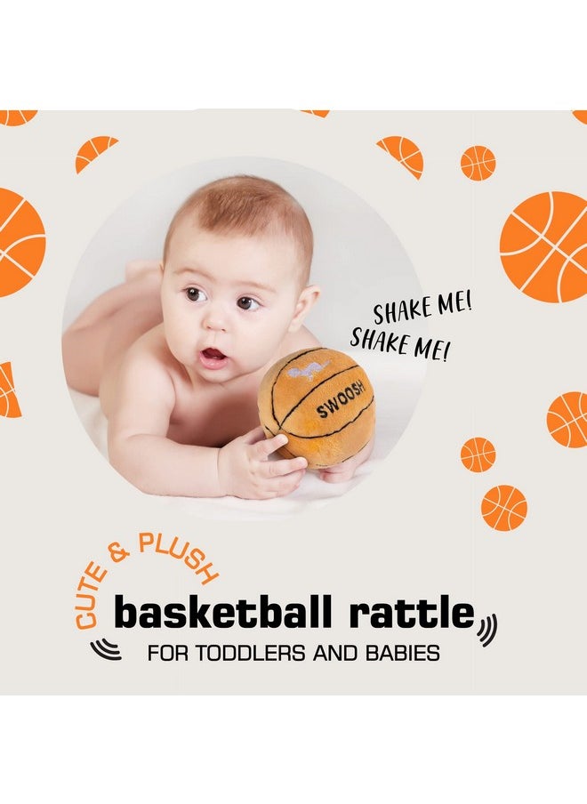 Plush Creations Plush Baby Basketball Rattle | Baby Basketball Toy | Learning Content | Great Gift For Baby And Toddler Girls Or Boys | 0 36 Months  - Image 2