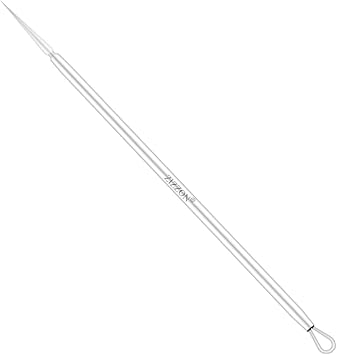 ZIZZON Titanium Lancet Needle Acne Blackhead Remover Pimple Extractor Popper Tool - Image 1