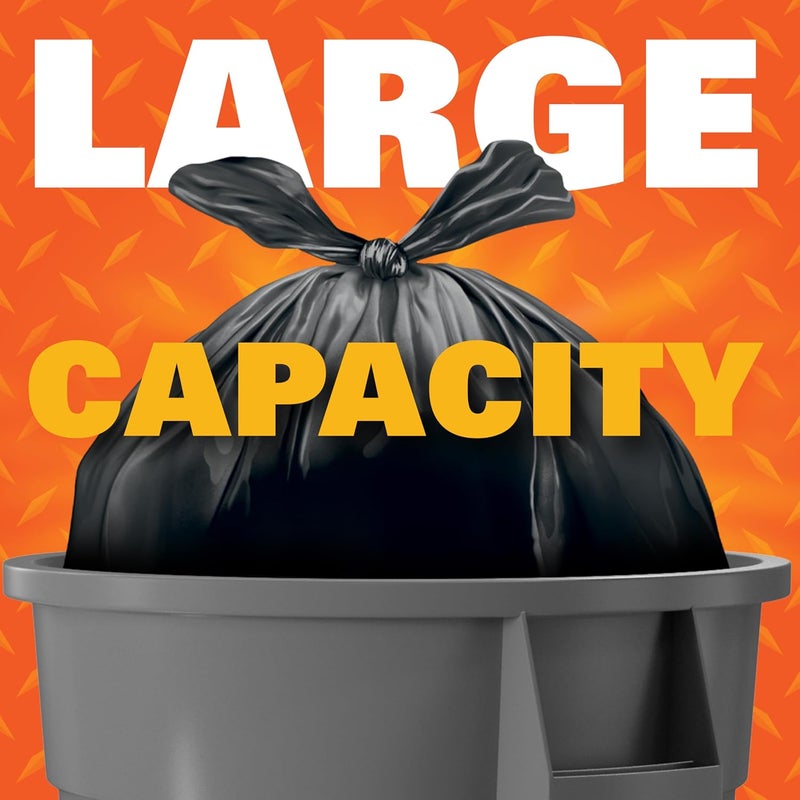 Hefty Easy Flaps Multipurpose Large Trash Bags, 30 Gallon, 40 Count - Image 4