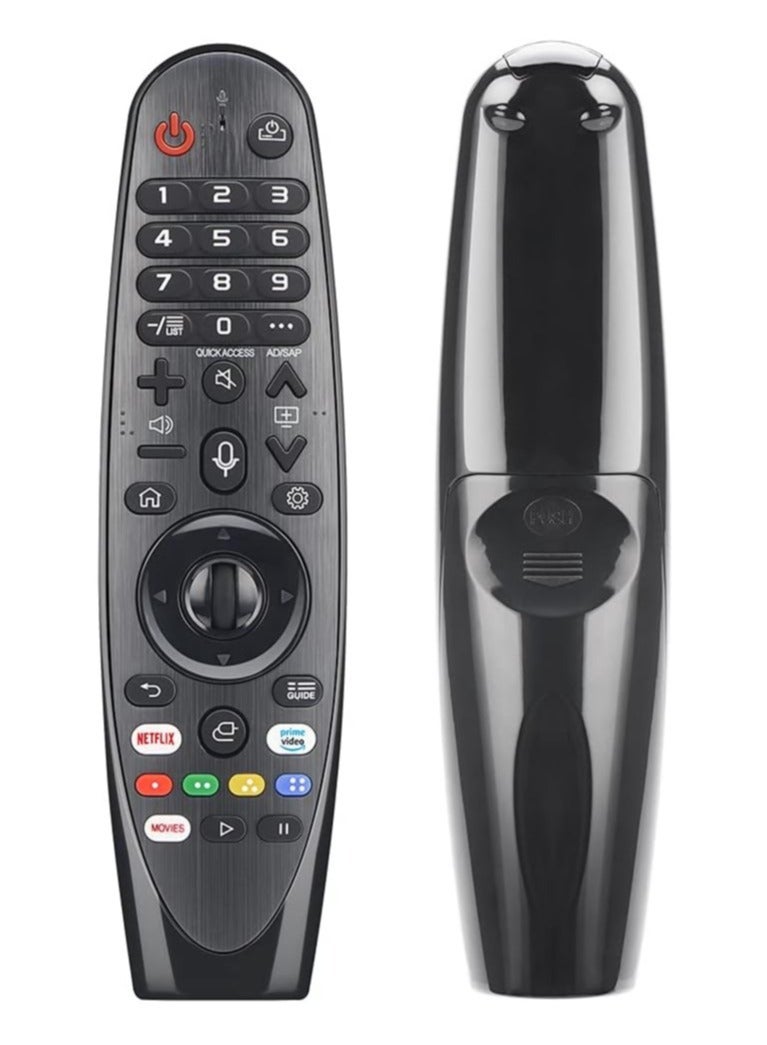 PopZa Gvirtue AN-MR19BA Remote Control for LG Magic TV - Fit For All LG Smart TVs AKB75855501 AN-MR18BA AN-MR19BA AN-MR20GA AN-MR21GA AN-MR21GC AN-MR650 AN-MR650A AN-MR650B AN-MR650G (With Voice Search) - Image 1