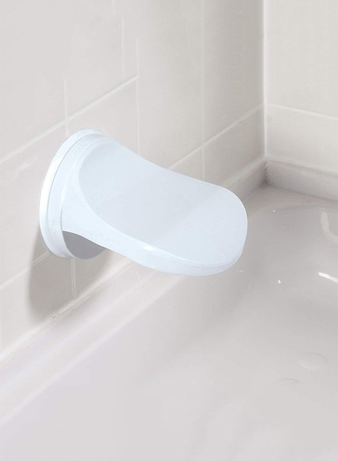 مقعد حمام مزود بقاعدة شفط ومسند للقدمين للاستحمام - Image 4