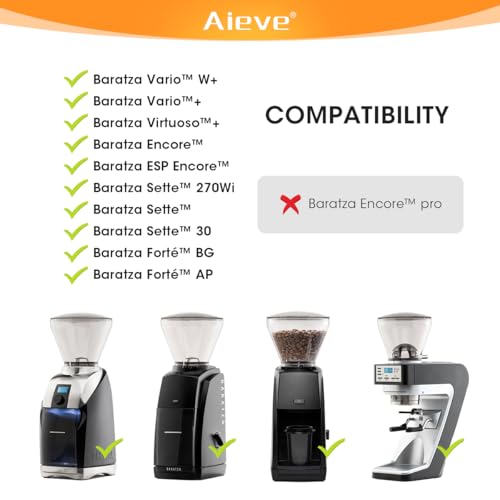 Aieve Silicone Coffee Hopper Bellow Compatible with Baratza Encore Grinder ESP/Virtuosa+ Coffee Grinder,Reduce Coffee Grinds Retention - Image 4