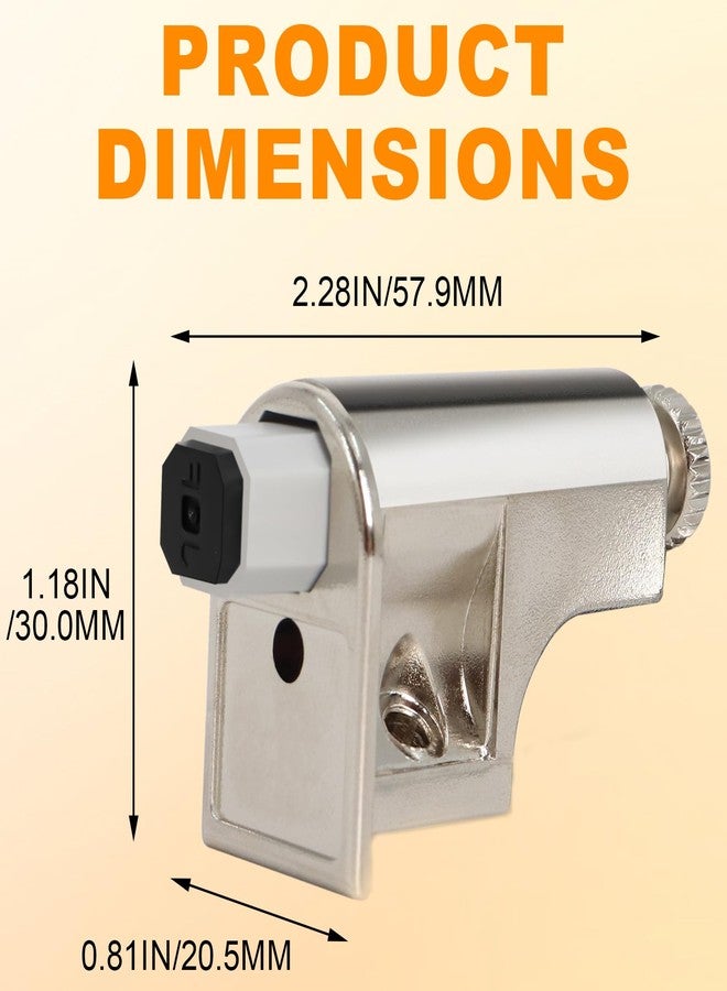 Dpwrrot 25 Packs Soft Close Cabinet Door Damper, Adjustable Slow Close Door Dampers, Soft Close Damper for Smooth Closure & Noise Reduction, Universal Hydraulic Buffer for Cabinet Doors/Bookcases/Kitchen - Image 2