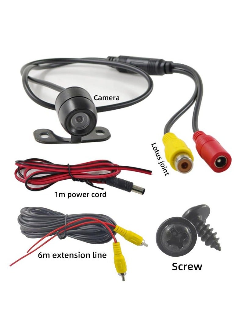 Extreme E Commerce Small Butterfly HD Rearview Camera – 170° Ultra-Wide Angle Waterproof Backup Camera for Cars, 720P Night Vision, Shockproof, NTSC Format, DC12V – Reverse Parking Assistance - Image 1