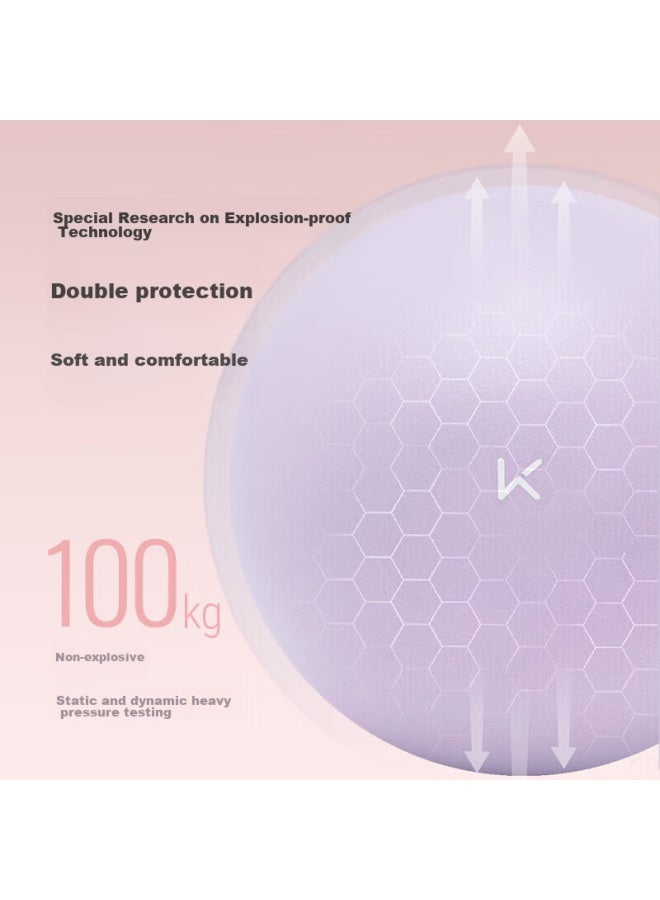 Keep 25cm Mini Yoga Ball, Fitness Training, Anti-burst, Non-slip, Thickened, Suitable For Pregnant Women, Ice Cream Yellow - Image 4