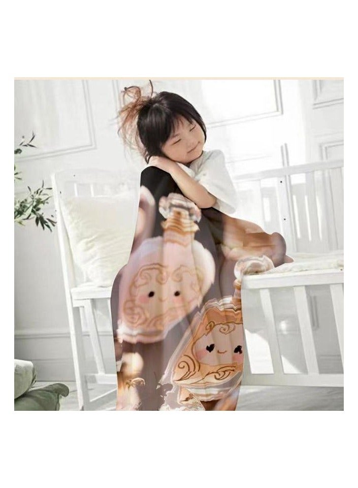 general Flannel thin blanket (warm and comfortable, suitable for sleep, gaming, dust removal and sandproof) 150cm*200cm - 172 - Image 4