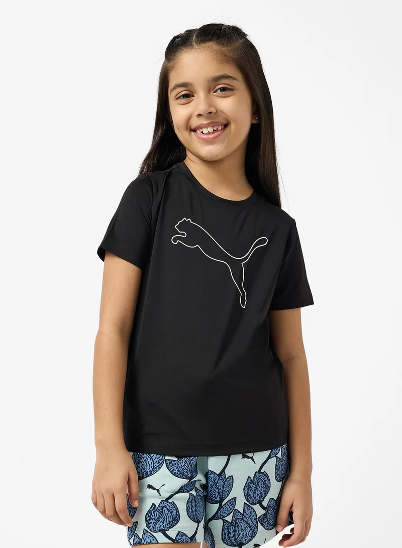 PUMA Youth Tad Essential Cat Logo T-Shirt