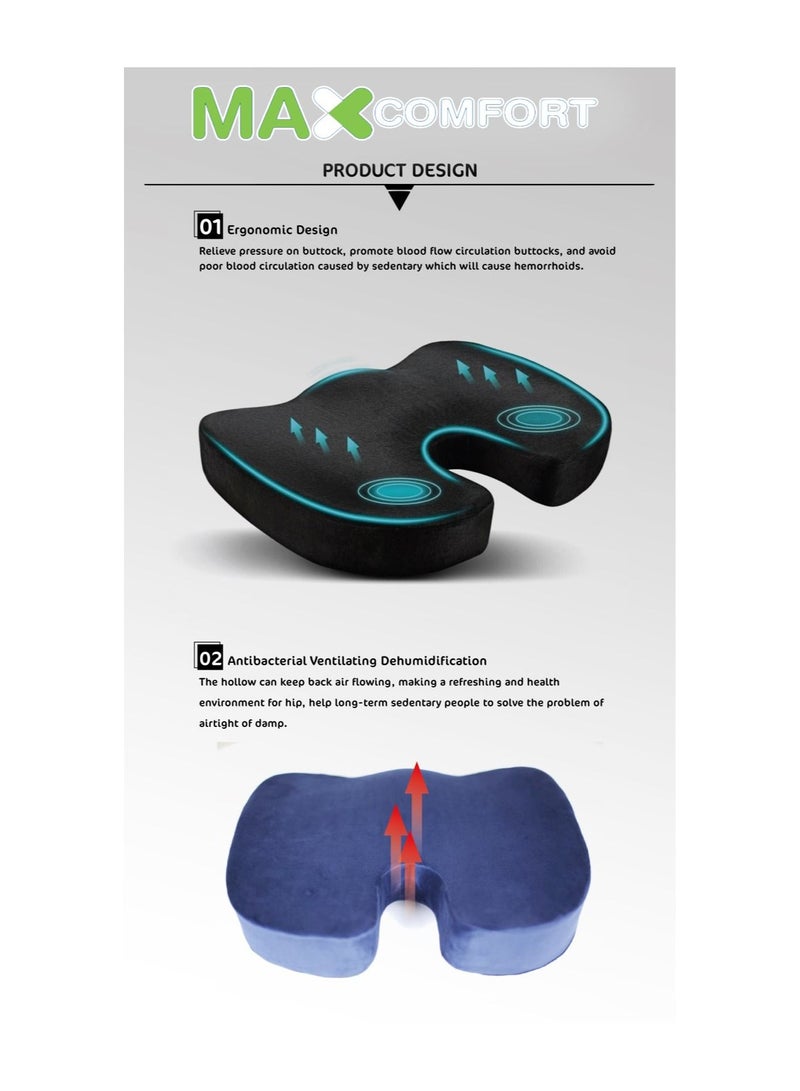 Max Comfort Fistulas Coccyx Pain Medical Cushion - Image 2