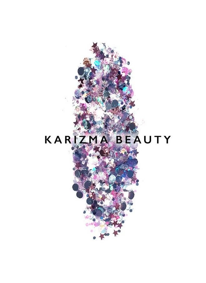 KARIZMA - Unicorn Strobe Biodegradable Chunky Glitter Karizma Beauty Silver Bio Glitter Eco Glitter Face Glitter Festival Chunky 10G - Image 1