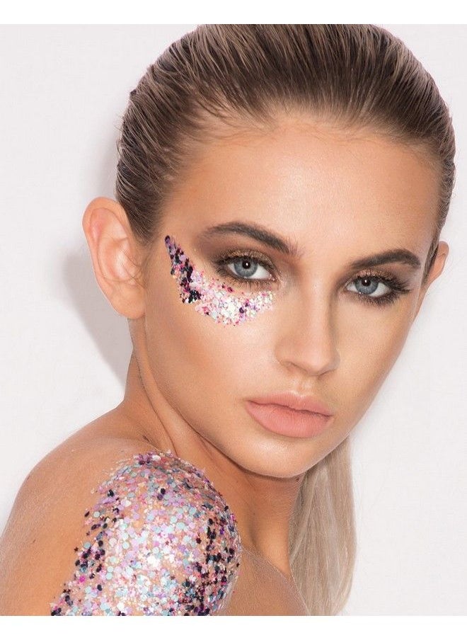 KARIZMA - Unicorn Strobe Biodegradable Chunky Glitter Karizma Beauty Silver Bio Glitter Eco Glitter Face Glitter Festival Chunky 10G - Image 1