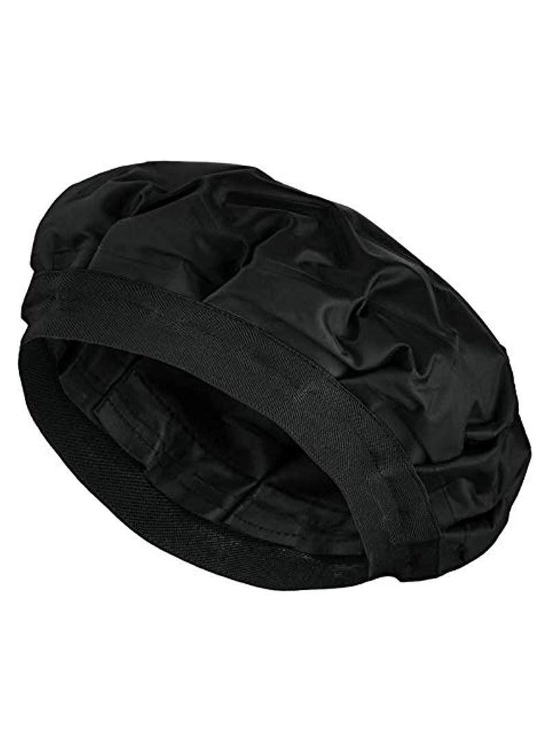 Cordless Deep Conditioning Hair Steamer Gel Cap (Black) - Image 1