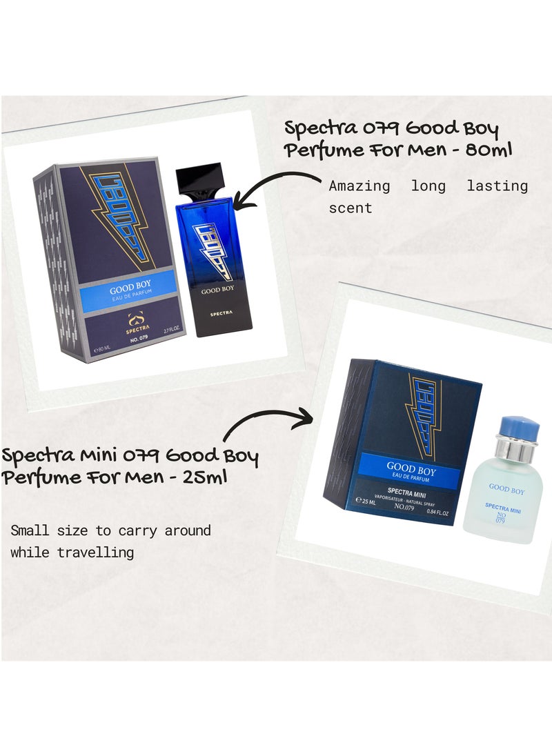 MINI SPECTRA Mini 079 Good Boy EDP Perfume For Men – 25ml  - Image 4