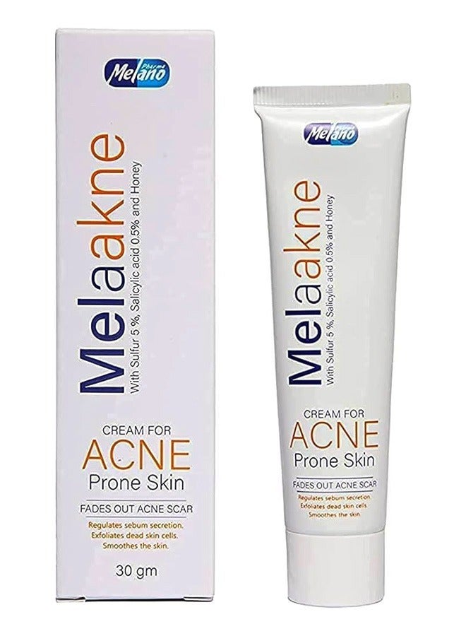 Melano Pharma Melaakne Cream Acne Prone Skin 30 gm