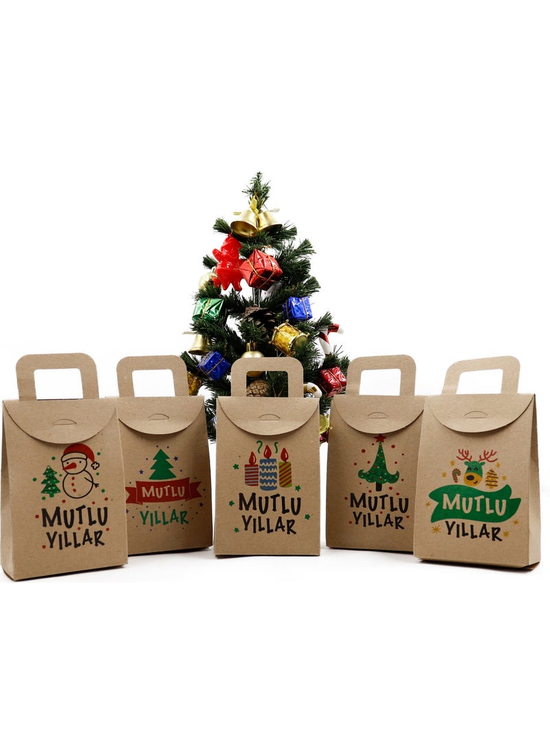 Repro Design 10×15 New Year Themed Bag Model Box 5 Pieces, New Year Gift Box 5 Different Model Model 2  - Image 1