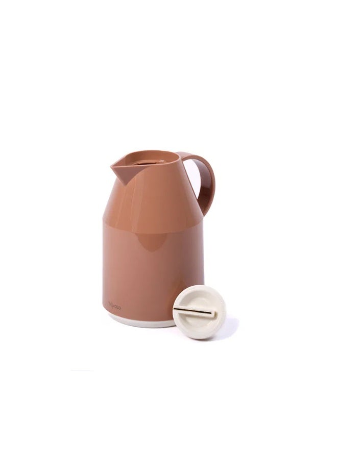 Swan thermos 1 liter brown - Image 2