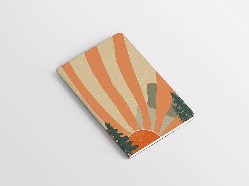 FACTOR NOTES دفتر: 90 جرام/متر مربع، B6، مخطط، 112 صفحة يوميات (استيقظ وتألق) - Image 3