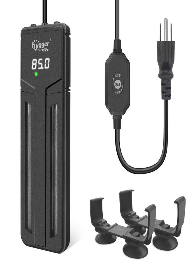 hygger Aquarium Heater,500W/800W/1200W Submersible Fish Tank Water Heater Double Quartz Explosion-Proof with for Freshwater Saltwater Tank - Image 1