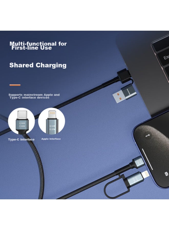 Newmine In 66w Two-to Charging Cable, Compatible With Tablets, Huawei Laptops, And Car Charging, Multifunctional, Classic Version - Image 4