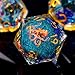 Froggod Octopus Liquid Core DND Dice Set 7Pcs Sharp Edge DD Dice with Gift Box for Dungeons and Dragons RPG MTG D and D Role Playing Blue Resin - Image 2