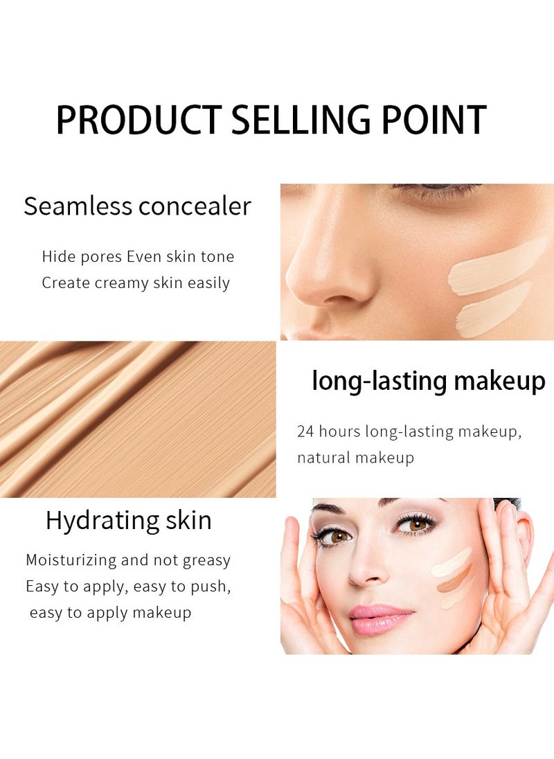 Julystar - Soft Matte Long-Wear Liquid Foundation with Moisturizing Formula - Suitable for All Skin Types - Image 1
