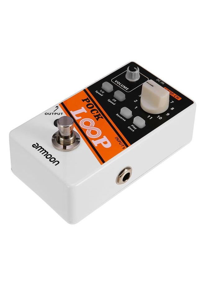 Thoraya - ammoon POCK LOOP Looper Guitar Effect Pedal 11 Loopers Max.330mins Recording Time Supports 1/2 & 2X Speed Playback Reverse Functions True Bypass - Image 1