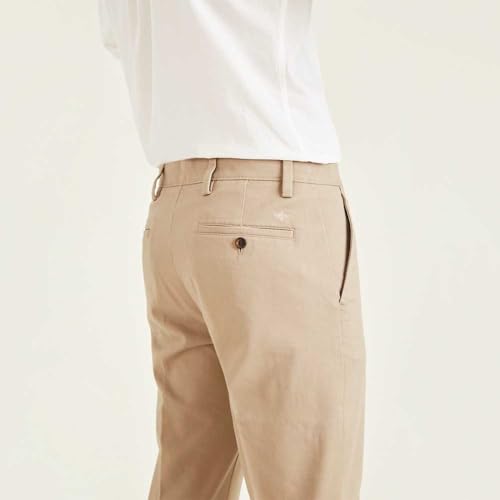 Dockers Men's Slim Fit Easy Khaki Pants, Timberwolf, 32W x 29L - Image 4