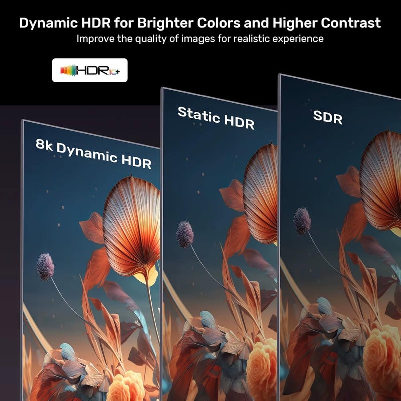 ETZIN Bidirectional 8K USB C to DisplayPort Cable 1.8M, Type C Thunderbolt 3/4 to DP Cable 8K@60HZ,4K/144HZ/120HZ,2K@360HZ, for Phone 17/16 Series,Pro/Air,Galaxy S23/23+,Pad Pro/Air/EPL-1520CC - Image 5