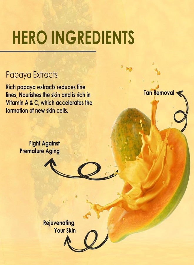 Lilium Papaya Massage Cream 100ml, Restores Glowing Skin, Facial Cream For Women & Men - Image 3