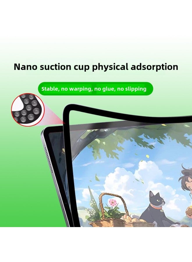 Suitable For Ipad Film Frame Sticker Paper Film Removable Apple Huawei Samsung Glory Tablet PC Screen Protector-Color:12.9（2015-2017）-Size:Nano-absorbent Frame Sticker Paper Film (removable And Washable)) - Image 3