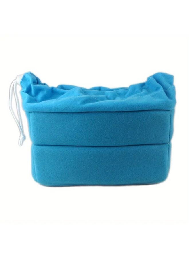 حالة كاميرا ليك بلو مصنوعة من الأكمام المخملية المبطنة المضادة للصدمات مع حاجز قابل للإزالة لكانون نيكون سوني - Image 1