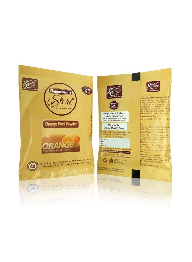 Online Quality Store Face Pack For Glowing Skin And Pimples Combo Of Lemon Peel Powder 50G With Orange Peel Powder 50G And Rose Powder 50G Multicolor150 Gm - Image 5