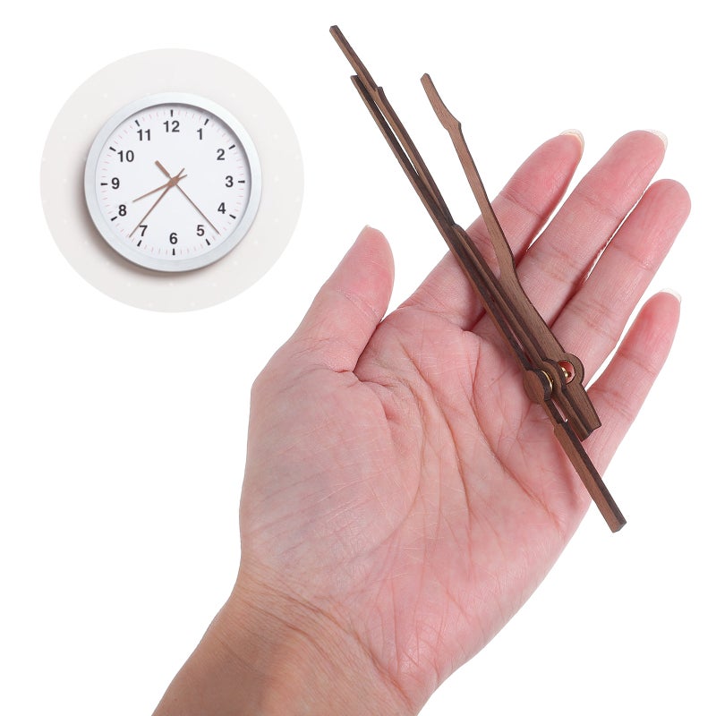 4 Sets Clock Hands: DIY Wood Clock Hands Kit Replacement Accurate Timekeeping Pointer Easy Installation Parts for Home Office Living Room Decor - Image 3