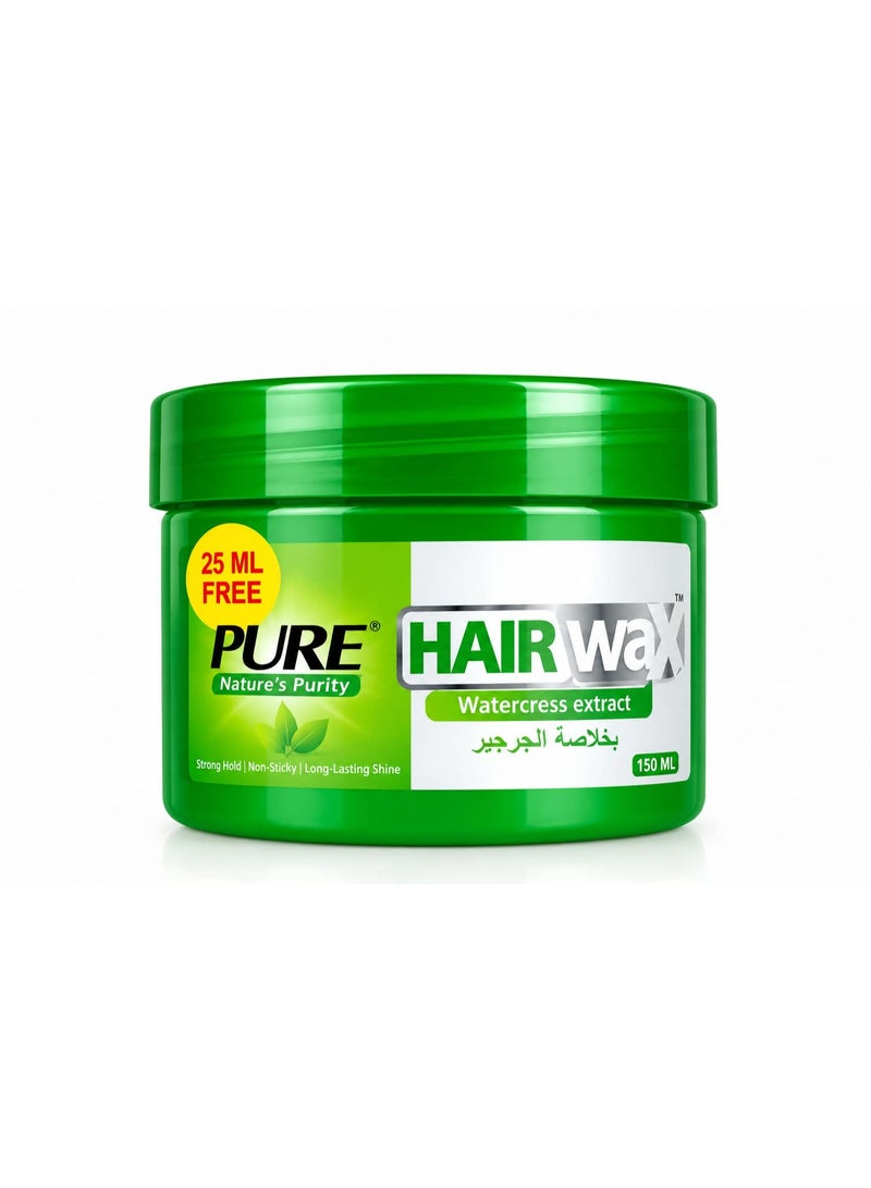 Pure Watercress Hair Wax Cream, 125 ml + 25 ml Free