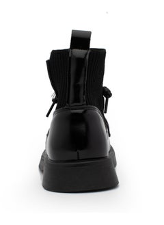 Lucky Kids Lucky Kids Unisex Synthetic Leather Winter Ankle Boots With Classic Lace Up & Side Zipper For Little Kids  - Image 5