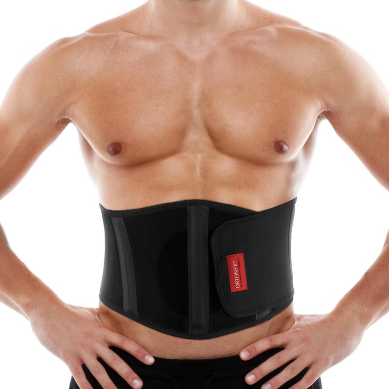 ORTONYX Ergonomic Umbilical Hernia Belt for Men and Women - Abdominal Support Binder with Compression Pad - Navel Ventral Epigastric Incisional and Belly Button Hernias Surgery Brace - OX353-L/XXL - Image 1