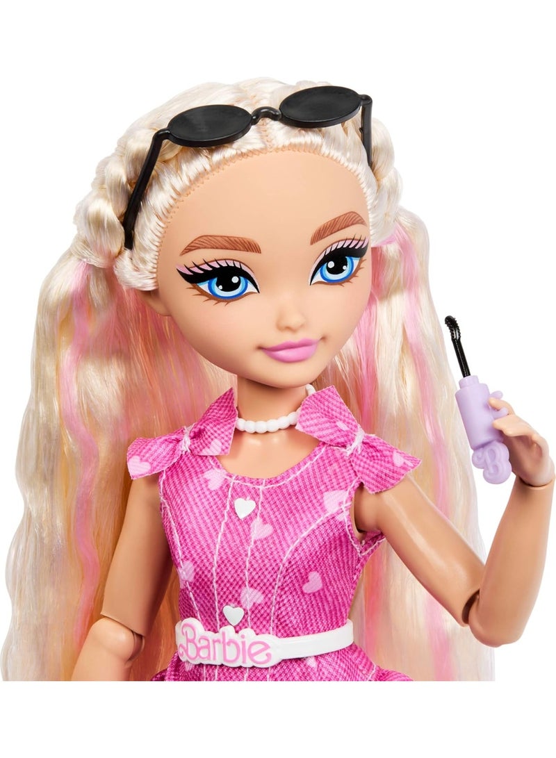 Barbie Dream Besties Malibu” Fashion Doll & Accessories, Posable with Blonde Hair & Makeup-Themed Toy Pieces - Image 5