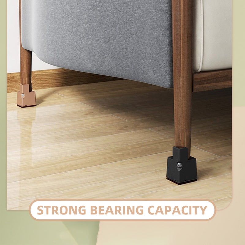 4pcs Platform Bed Riser Bed Raising Block 22-42mm Adjustable Bed Riser Block - Image 5