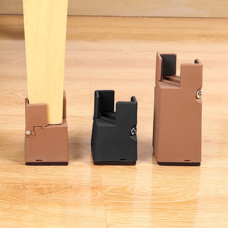 4pcs Platform Bed Riser Bed Raising Block 22-42mm Adjustable Bed Riser Block - Image 2
