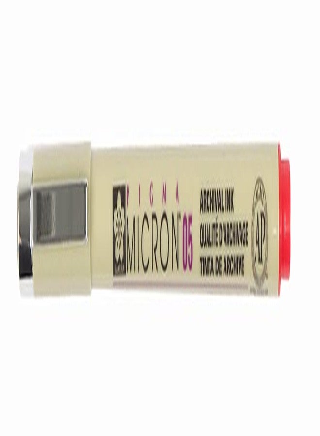 Pigma Sakura Micron - Pigment Fineliners - 0.5mm - Red [Pack of 3] - Image 2