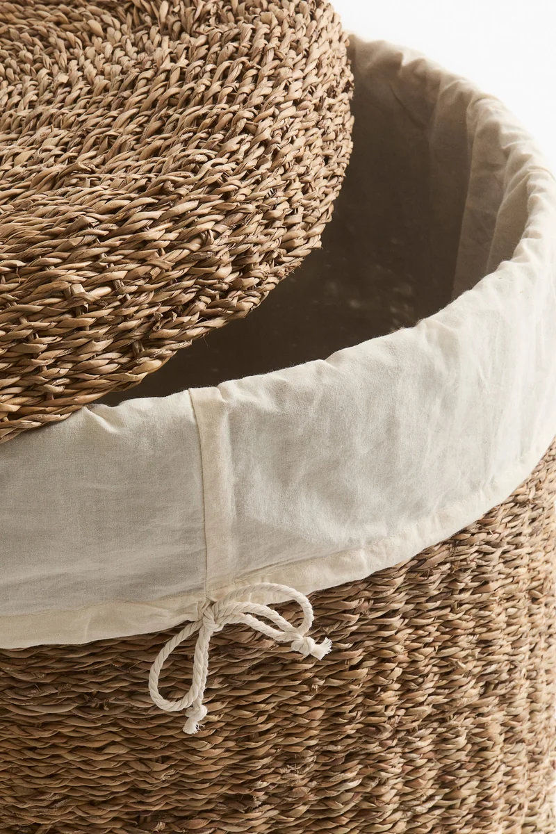 اتش اند ام سلة غسيل من أعشاب البحر بحجم كبير للغاية