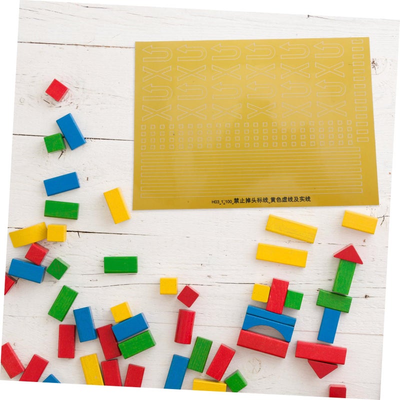 3 Pack Realistic Traffic Sign Stickers For Play Mats Easy To Remove Safe Adhesion - Image 5