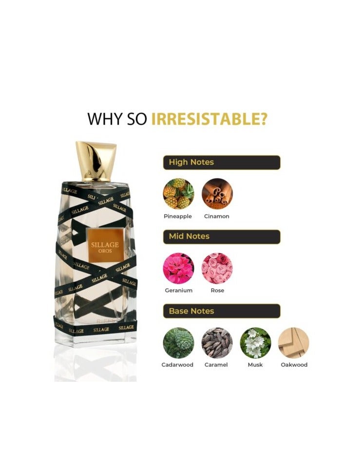 RIIFFS SPRAY SILLAGE OROS EAU DE PARFUM FOR MEN  100ML