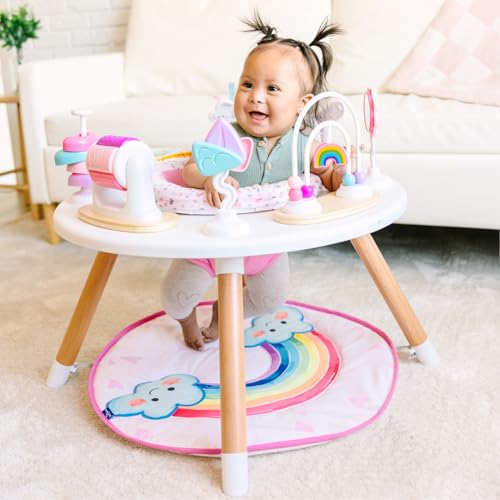 Move2Play 4-in-1 Baby Activity Center | Montessori-Inspired Design | 8 Interactive Toys | Tummy Time, Exersaucer & Toddler Table | Shower Gift | Essential | Must Have for 3, 6, 12 Month Old (Sun) - Image 2