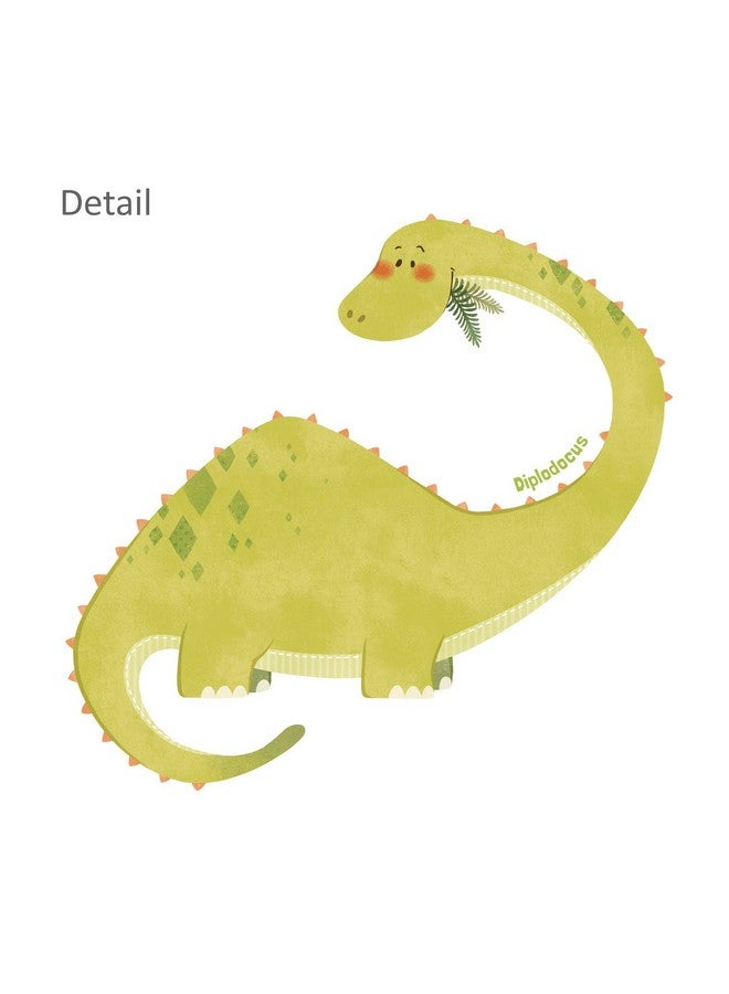 DECOWALL DS-8019 Dinosaurs Kids Wall Stickers Wall Decals Peel and Stick Removable Wall Stickers for Kids Nursery Bedroom Living Room (Small) - Image 4