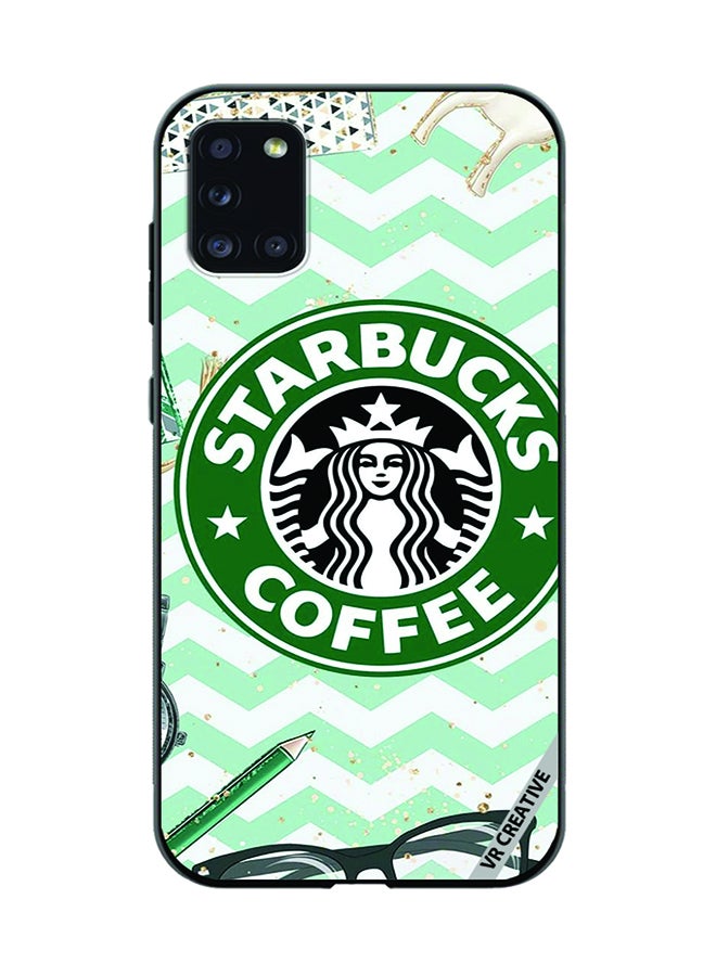 VR CREATIVE Protective Case Cover For Samsung Galaxy A31 Starbucks Coffee Design Multicolour - Image 1