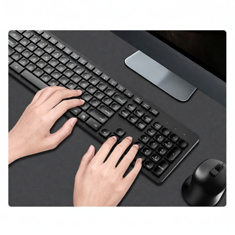 FUDE Wireless Mouse: White, 2.4GHz Stable Wireless Transmission, Ergonomic Design, Silent Click - Power Saving, High Dpi for Office Use - Image 5