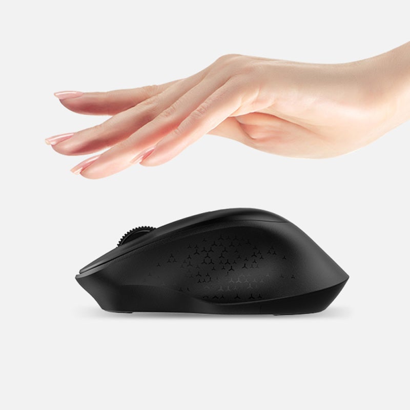 FUDE Wireless Mouse: White, 2.4GHz Stable Wireless Transmission, Ergonomic Design, Silent Click - Power Saving, High Dpi for Office Use - Image 3