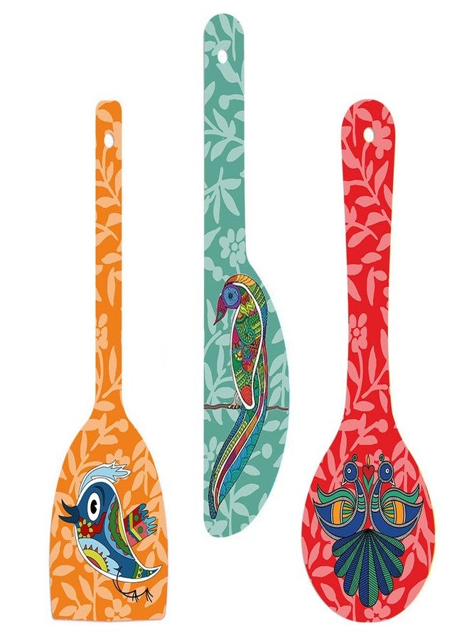 Kaameri Bazaar Wall Art Birds Wooden Wall Hanger for Wall | Home | Office | Living Room | Gift | Modern Decoration Items | Kitchen Wall Decor | Home Decor Hanging Items. - Image 1